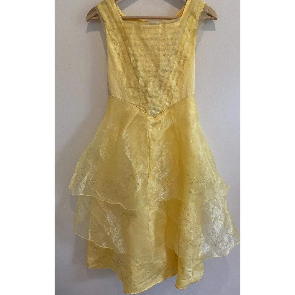 Disney Princess Belle Costume Beauty & Beast Dress Child M 7-8 Halloween Costume